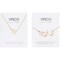 Virgo Zodiac Necklace and Bracelet, Astrology Jewelry Sets for Women
